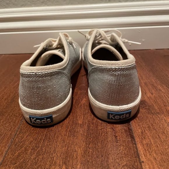 Keds silver sneakers size 5 - Picture 2 of 4